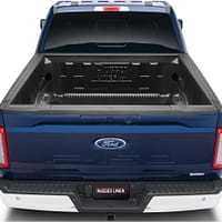 7153a76adced3b56e65cac569cb87161 Rugged Liner custom-molded truck bed liner installed on a pickup truck at Accessory World Customs in Miami
