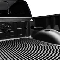 d68f09147d5e150361a44b11d4a7cb1a Rugged Liner custom-molded truck bed liner installed on a pickup truck at Accessory World Customs in Miami