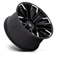 web_FUEL REBAR 6 D849 20X10 6 LUG ET-18 GLOSS BLACK N MILLED A2 Fuel Wheels - REBAR 6 D849 GLOSS BLACK N MILLED FACE