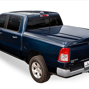 700-RAM-1500-2020-3-4-Rear-Drvr-white-A3-Enhanced-SR3 Leer 700 Fiberglass Bed Cover 1