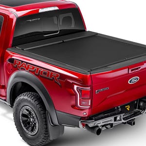 a08ad0c039d80d711179f069c878f60a Roll-N-Lock retractable truck bed cover installed on a custom truck at Accessory World Customs in Miami