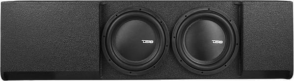 DSLEBM-DFPFORD09-2X12_V3 DS18 EBM-DFPFORD09-2X12 Dual 12" Ford Crew Cab Subwoofer Enclosure