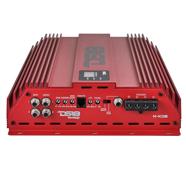 H-K05RD-LEFT_1300x DS18 HOOLIGAN H-KO5 1-Channel Amplifier