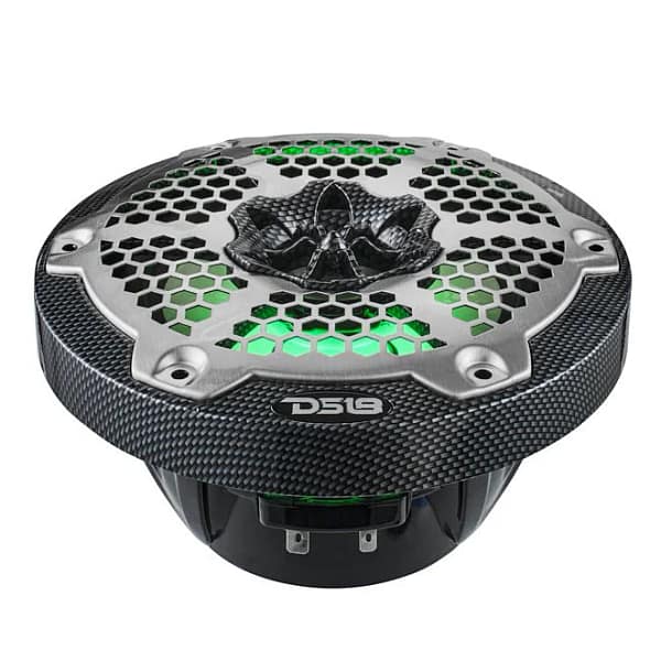 CF-65M-FRONT-UP_2401x DS18 CF-65M MARINE SPEAKERS - 6.5" 2-Way Coaxial Marine Speakers with RGB LED